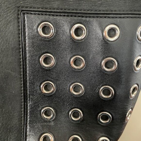 Tory Burch T-Grommet Leather Bucket Bag w Drawstring - Picture 10 of 16